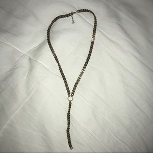 Deep V chain necklace